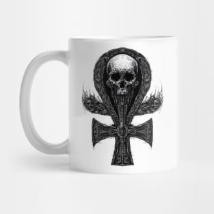 The Ankh and Skulls: Life and Death Mug